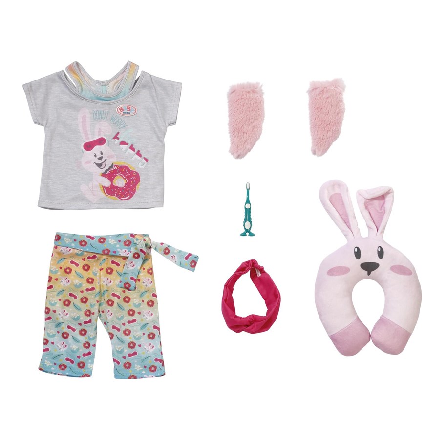 Nuket, pehmolelut ja oheistarvikkeet - Baby Born Bath Deluxe Good Night - Clothes set for 43 cm Dolls - 829363