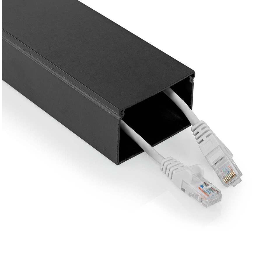 Kaapelihyllyt, Kaapelisukat & Kaapelisiteet - Nedis CMDT6040BK110 cable organizer - CMDT6040BK110