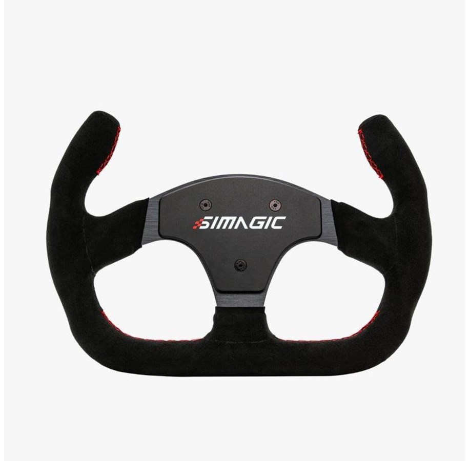 Pelit - lisävarusteet - Simagic C-Shaped 325mm - WITHOUT HUB - Alcantara - Steering wheel & Pedal set - P-325C(Alcantara)