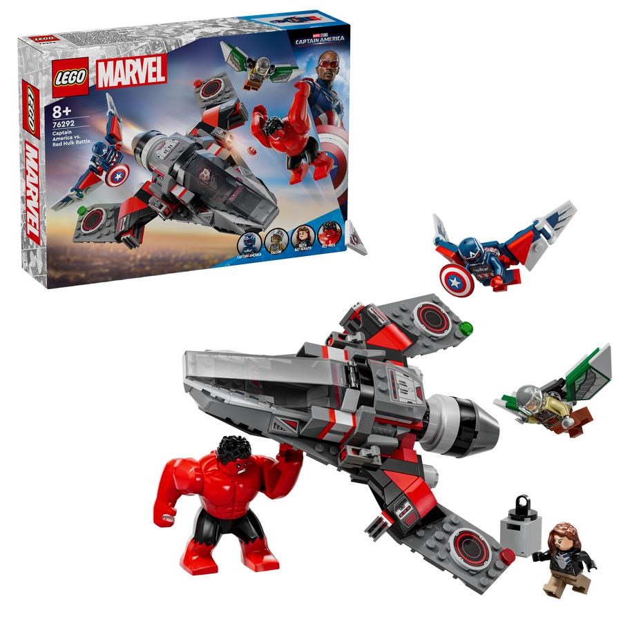 LEGO®  - LEGO Super Heroes 76292 Captain American ja Punaisen Hulkin taistelu - 76292