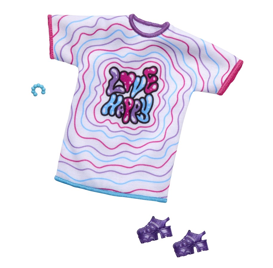 Nuket & tarvikkeet - Barbie Fashions Love Happy T-shirt - HRH38