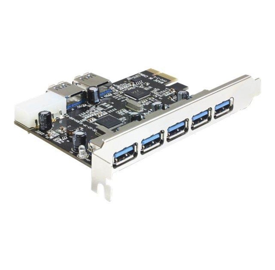 Ohjainkortit - DeLOCK PCI Express Card > 5 x External + 2 x Internal USB 3.0 - 89355