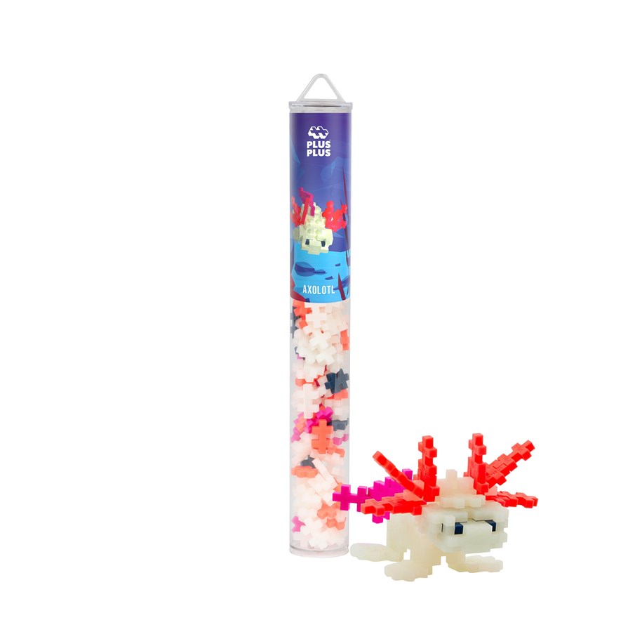 Rakennussarjat - Plus-Plus Axolotl / 100 pcs Tube - 4310