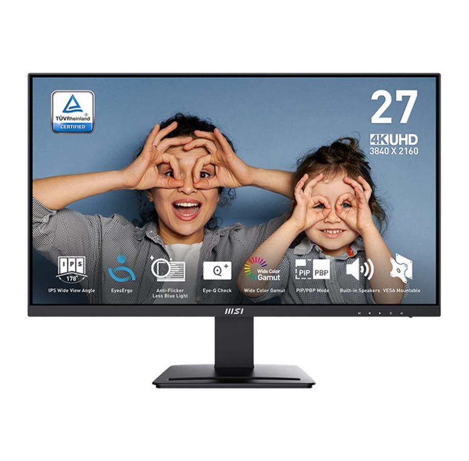 Näyttö - 27" MSI PRO MP273U - 3840x2160 - 60Hz - IPS - PRO MP273U