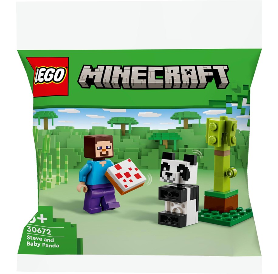 LEGO®  - LEGO Minecraft 30672 Steve ja pikkupanda - 30672
