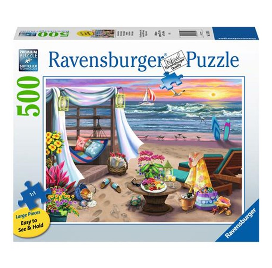 Palapelit - Ravensburger Jigsaw puzzle Beach evening 500 pcs. - 167920
