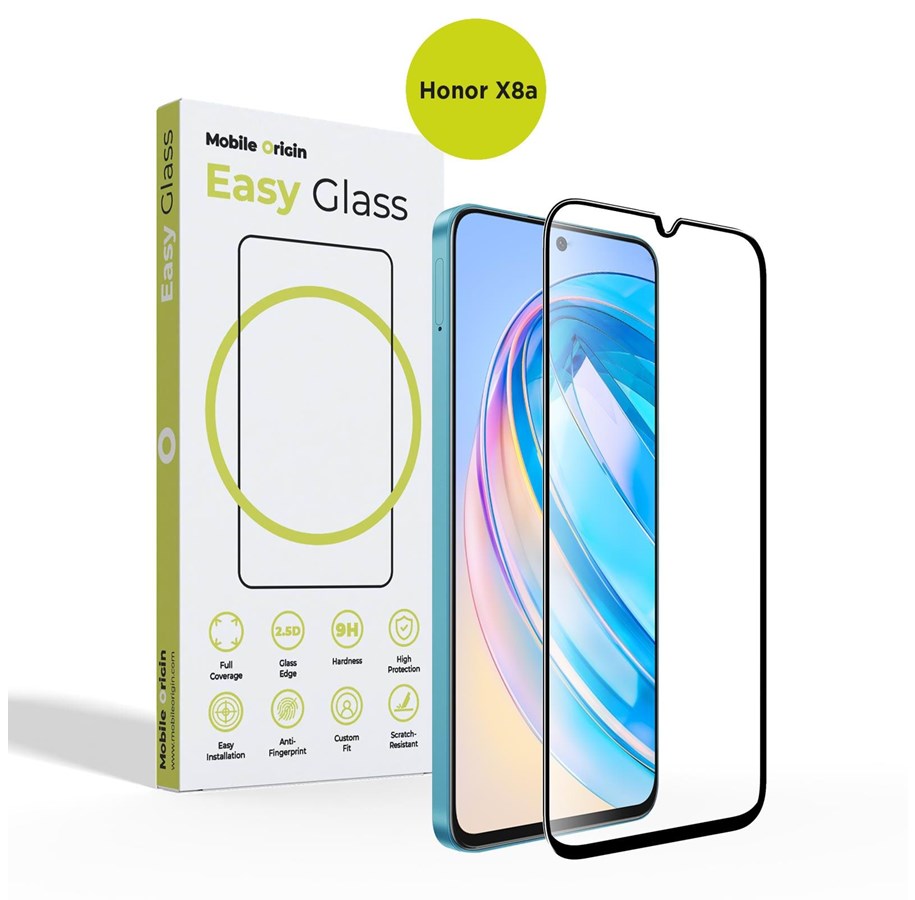 Puhelintarvikkeet - Näytönsuojat - Mobile Origin EasyGlass - Honor X8a - FRL-EG-HX8a