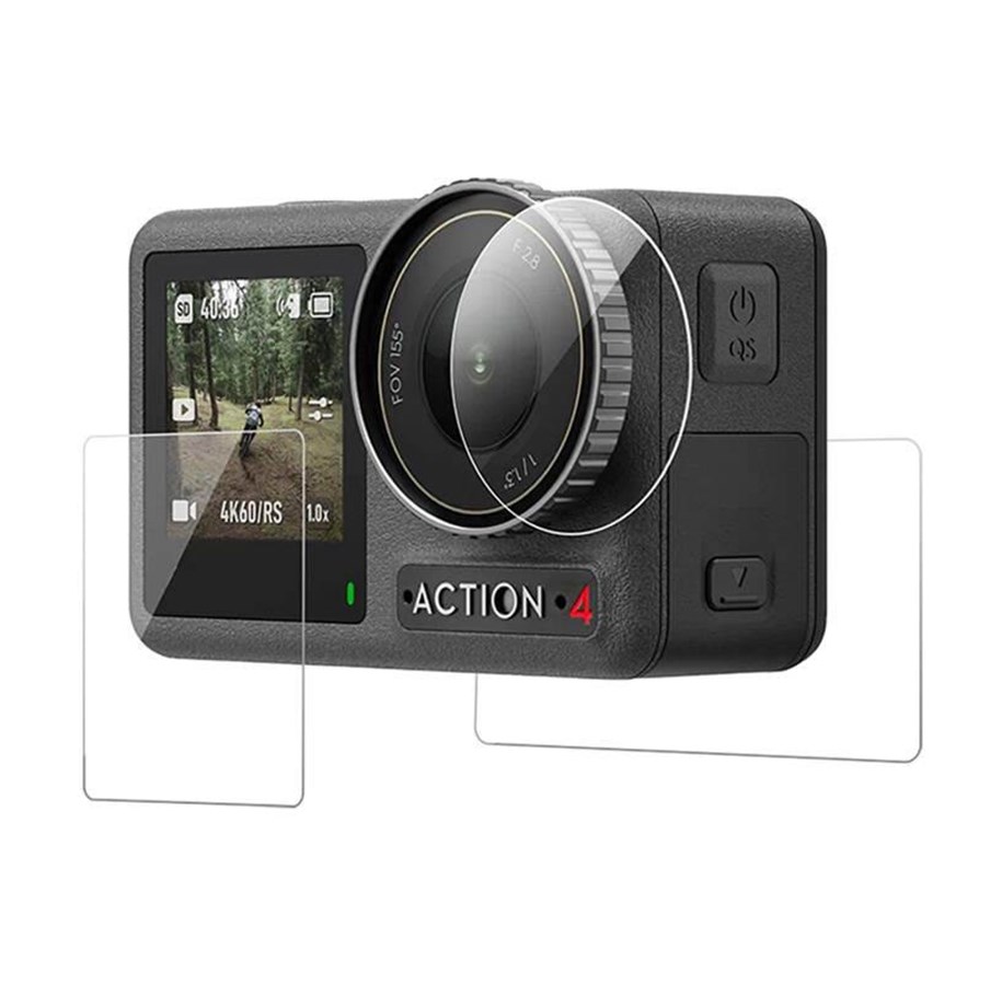 Action-kameran lisälaitteet - TELESIN Screen film for DJI Osmo Action 4/3 - OA-FLM-008