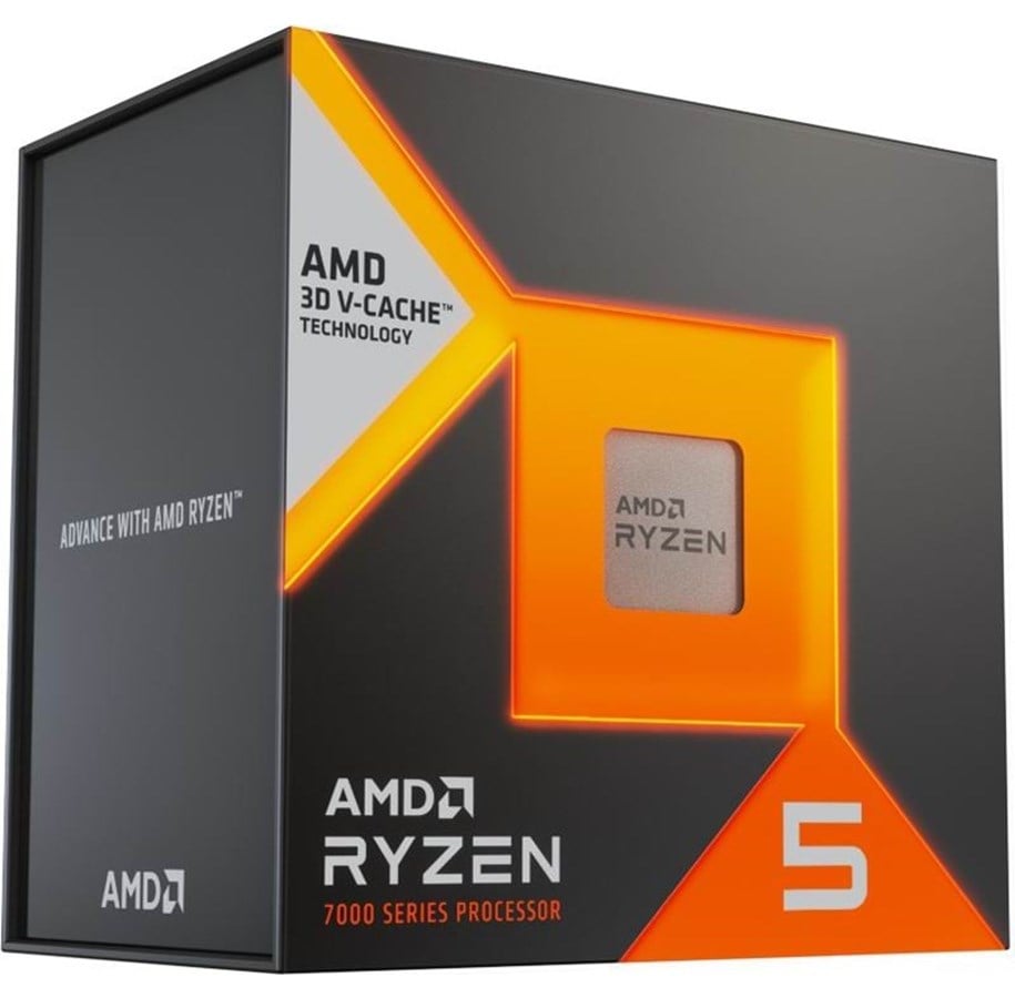 CPU - AMD Ryzen 5 7600X3D CPU - 6 ydintä - 4.1 GHz - AMD AM5 - AMD Boxed (ilman jäähdytintä) - 100-100001721WOF