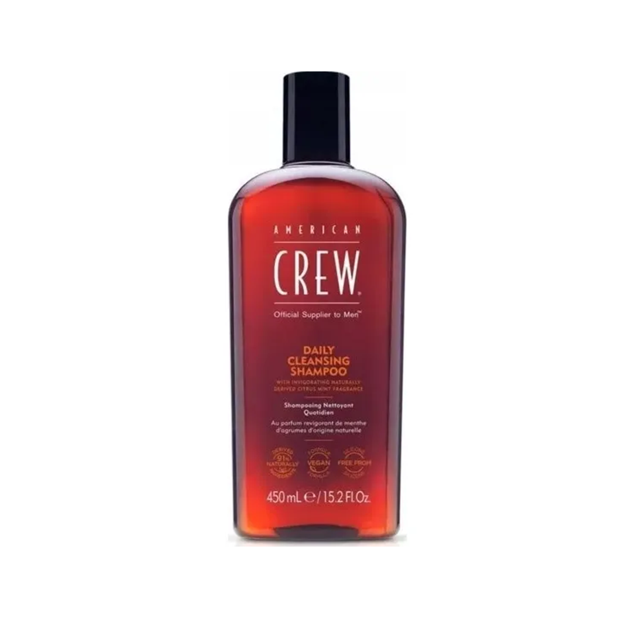 Hiustenhoito - American Crew - Daily Cleansing Shampoo – 450 ml - 738678000991