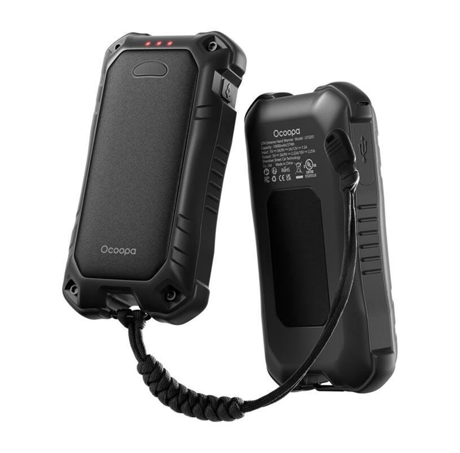 Powerbank - Ocoopa UT4 Extreme Hand Warmer with Powerbank function USB-C Powerbank - musta - 10000 mAh - UT3201