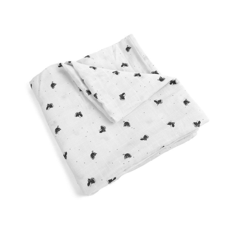 Vauvatarvikkeet - Filibabba Muslin Swaddle Diaper 120x120 cm GOTS - Lucky - FI-03361