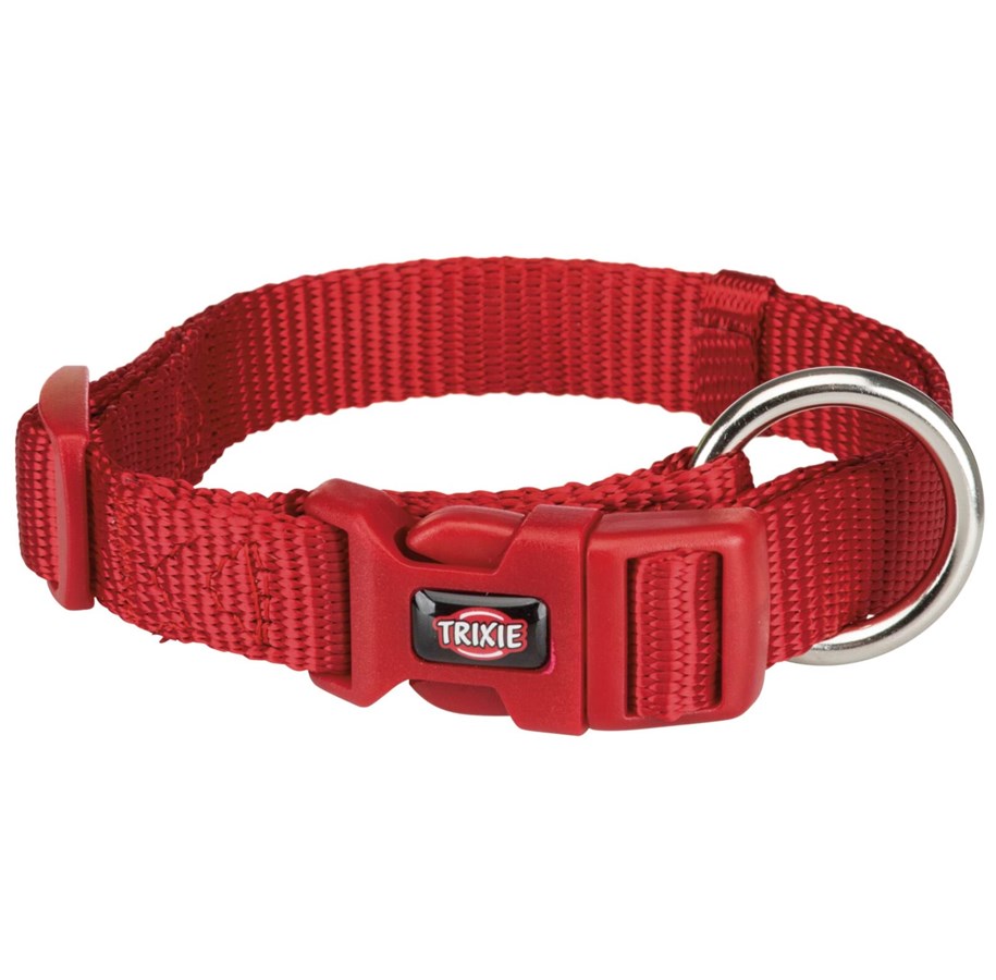 Koirat - Trixie Premium Collar Red M–L 35-55cm/20mm - TX201603