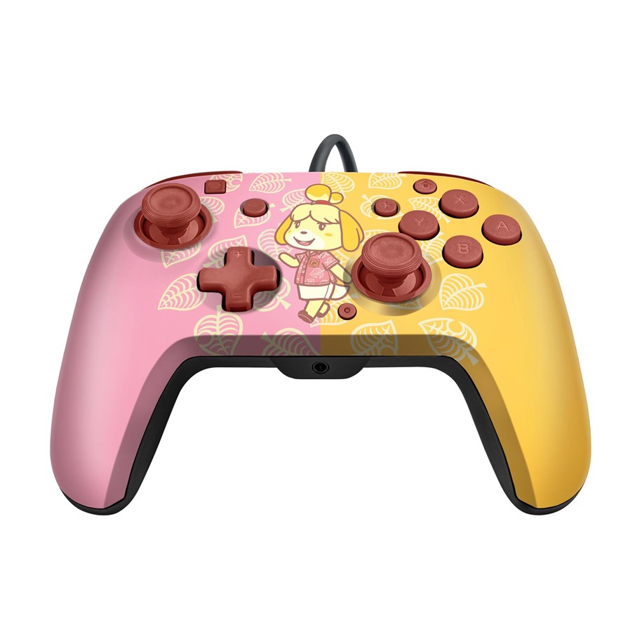 Pelit - lisävarusteet - PDP Faceoff Deluxe Audio Isabelle - Wired Controller - Nintendo Switch - 500-134-C4AC