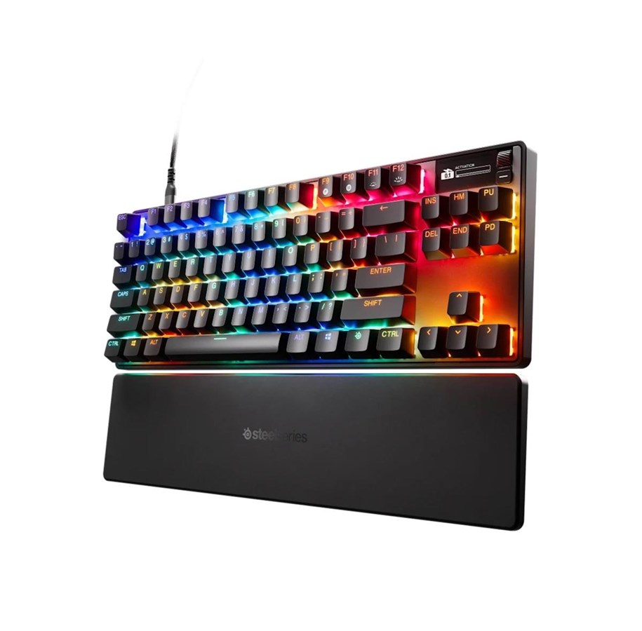 Näppäimistöt - SteelSeries Apex Pro TKL Gen 3 - Pelinäppäimistö - ilman numpadia - Englanti (US) - Musta - 64740