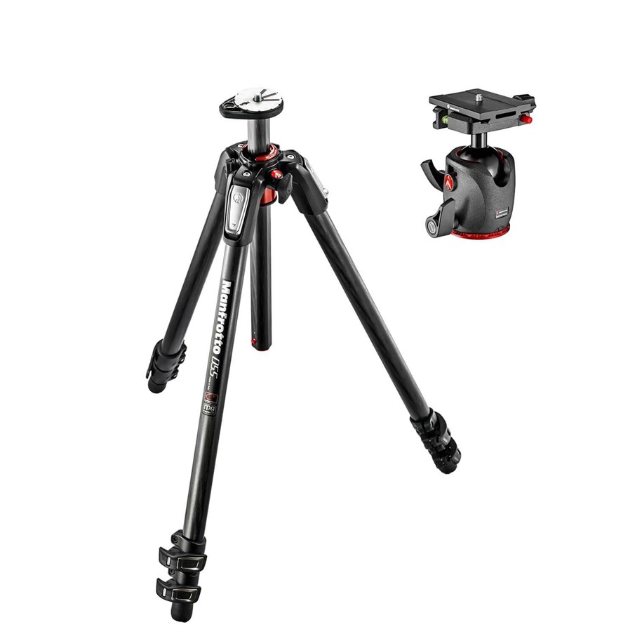 Kamerajalusta - lisävarusteet - Manfrotto Carbon Ball Head Photo Bundle - MT055CXPRO3-BDL