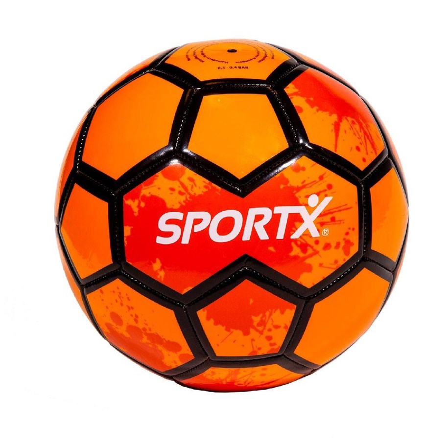 Jalkapallo ja pallopelit - SportX Football Orange Splash 330-350gr - 2005374