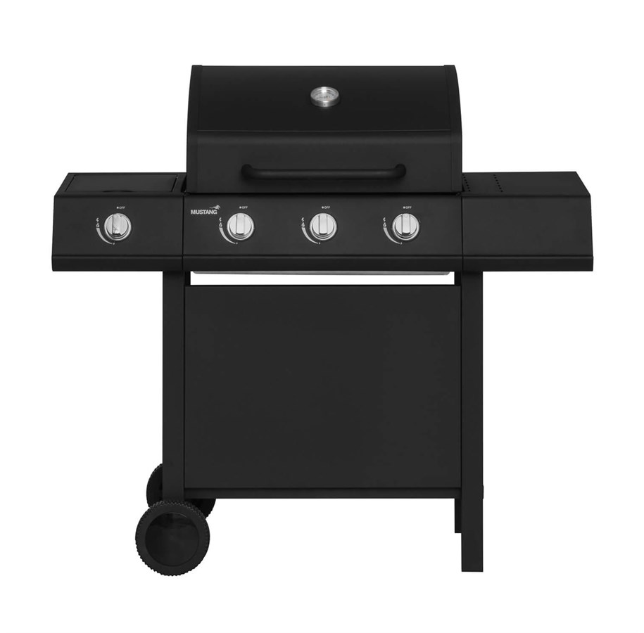 Grillit ja tarvikkeet - MUSTANG Gas Grill Kingsville 3+1 Black - 641016