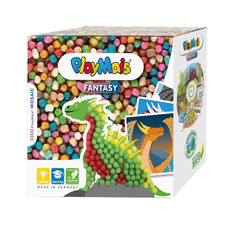 Luovat leikit - PlayMais Mosaic Fantasy Dragon (>2300 Pieces) - 160920