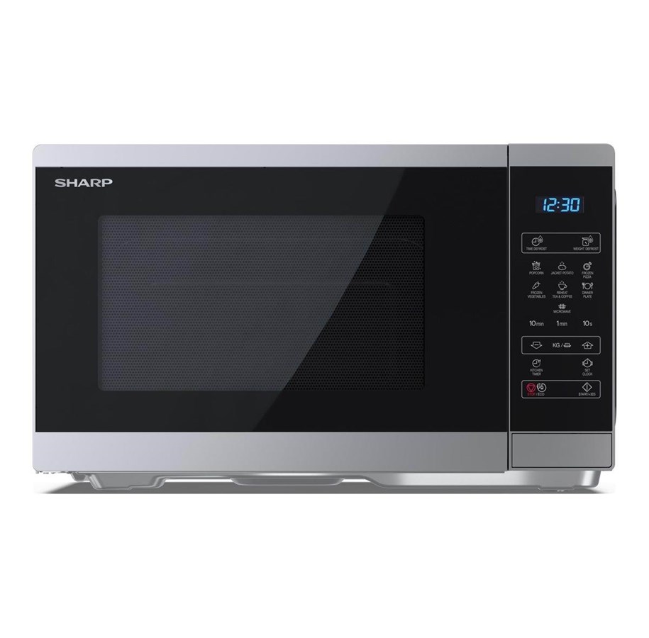 Mini- ja mikroaaltouunit - Sharp Classic series YC-MS252AE-S - microwave oven - freestanding - black / silver - YC-MS252AE-S