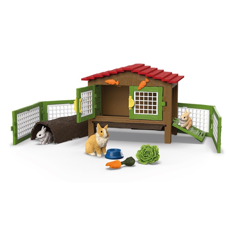 Schleich - Schleich Farm World Rabbit Hutch - 42728