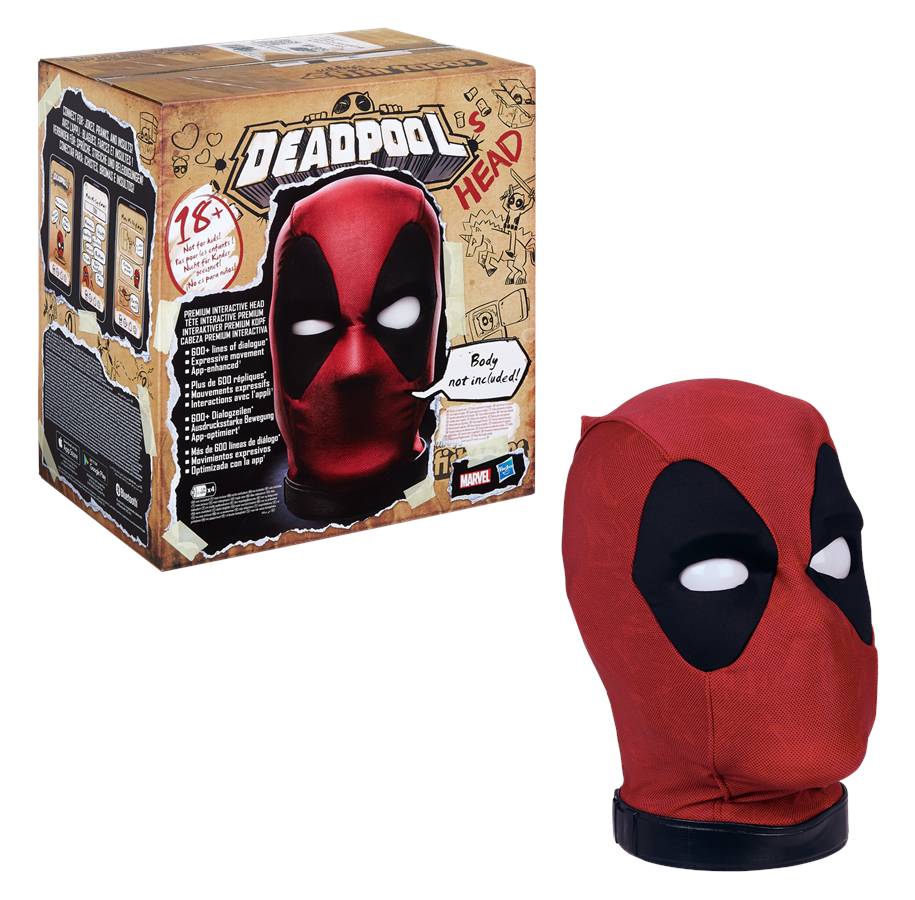 Fanituotteet - Marvel - Legends Series - Deadpool's Premium Interactive Head - E6981EW02