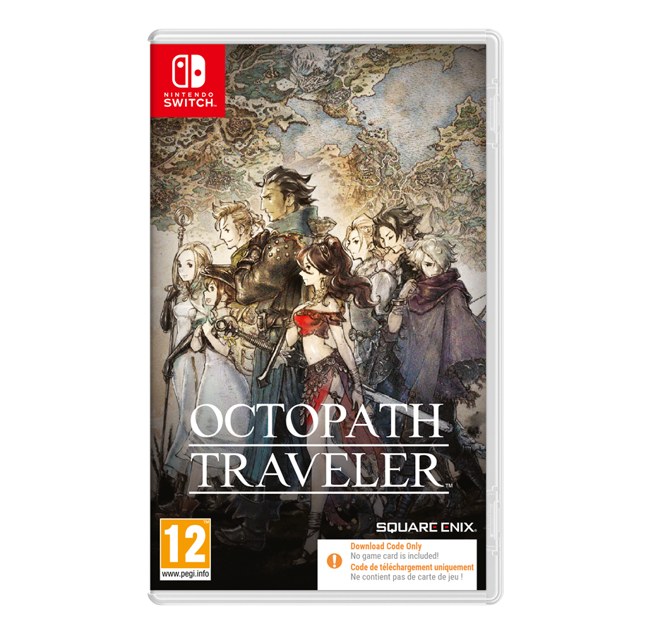Pelit - Octopath Traveler (Code in a Box) - Nintendo Switch - RPG - 5021290100336