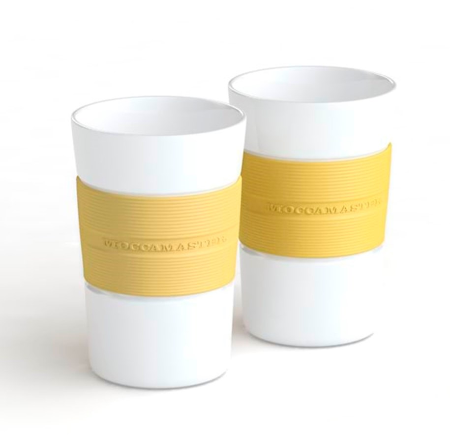 Keittiötarvikkeet - Moccamaster Porcelain Mugs - Yellow - 2 pcs - MA024