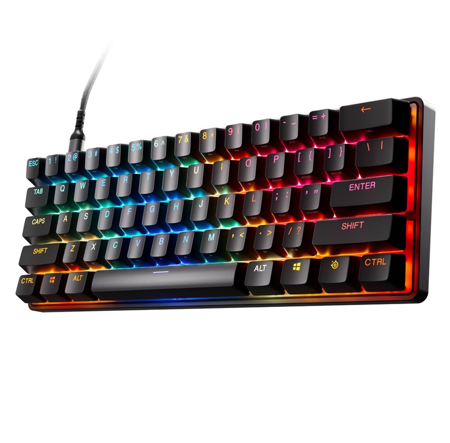 Näppäimistöt - SteelSeries Apex Pro Mini Gen 3 - Pelinäppäimistö - ilman numpadia - Englanti (US) - Musta - 64913
