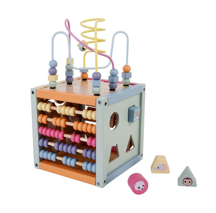 Vauva- ja taaperolelut - Jouéco Activities Cube - The Wildies Family - 80113