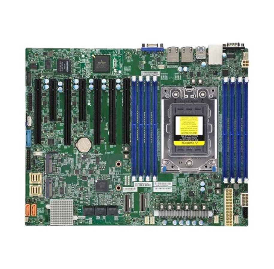 Emolevy - Supermicro H12SSL-CT Emolevy - AMD SP3 - DDR4 RAM - ATX - MBD-H12SSL-CT-B