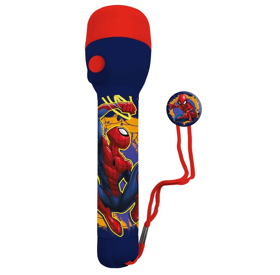 Harrastustarvikkeet - Euromic SPIDERMAN Torch with LED light - 0877416-SP50079