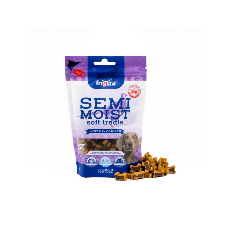 Koirat - Frigera - Semi-Moist soft treats Game & Chicken 165 g - 402285861224