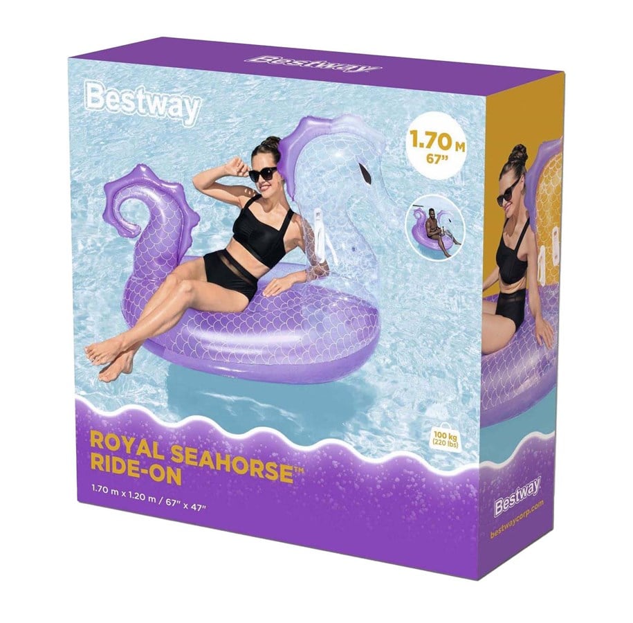 Vesileikit - Bestway Rider Royal Ride-On Inflatable Seahorse - 7035066649