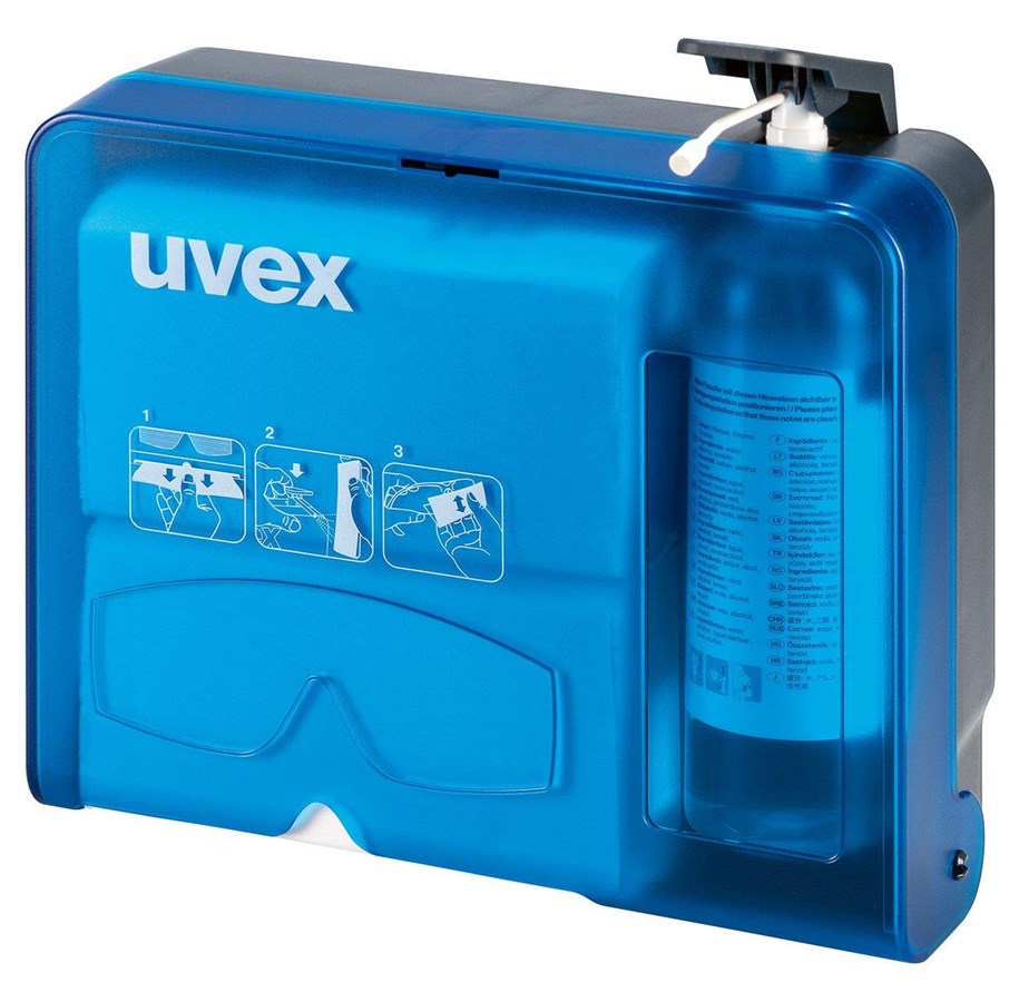 Turvallisuus - Uvex eyeglass cleaning station - 9970005