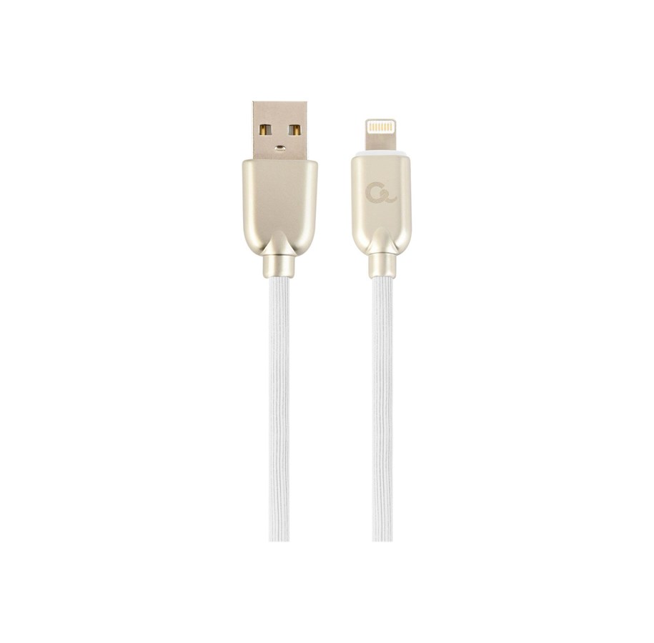 USB kaapelit - Gembird Cablexpert Premium Lightning cable - Lightning / USB 2.0 - 2 m - CC-USB2R-AMLM-2M-W