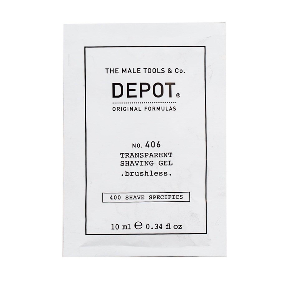 Kasvojen hoito - Depot 400 Shave Specifics No. 406 Menthol Softening & Refreshing Shaving Gel 10 ml - 8032274061175