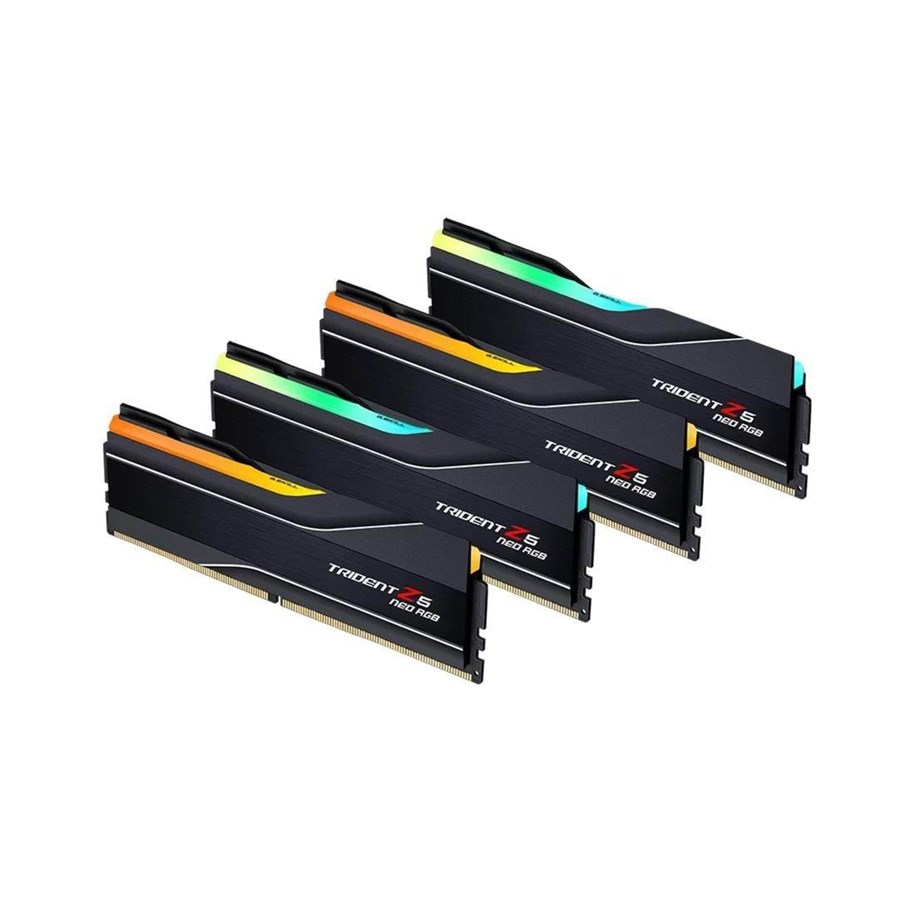 RAM - G.Skill Trident Z5 Neo RGB DDR5-6000 - 256GB - CL32 - Quad Channel (4 pcs) - AMD EXPO - Musta RGB - F5-6000J3244G64GX4-TZ5NR