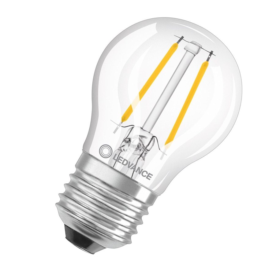 Lamput - Osram LED-lamppu Mini-ball Filament 250lm 2,5W/827 (25W) Clear E27 - 4099854069192