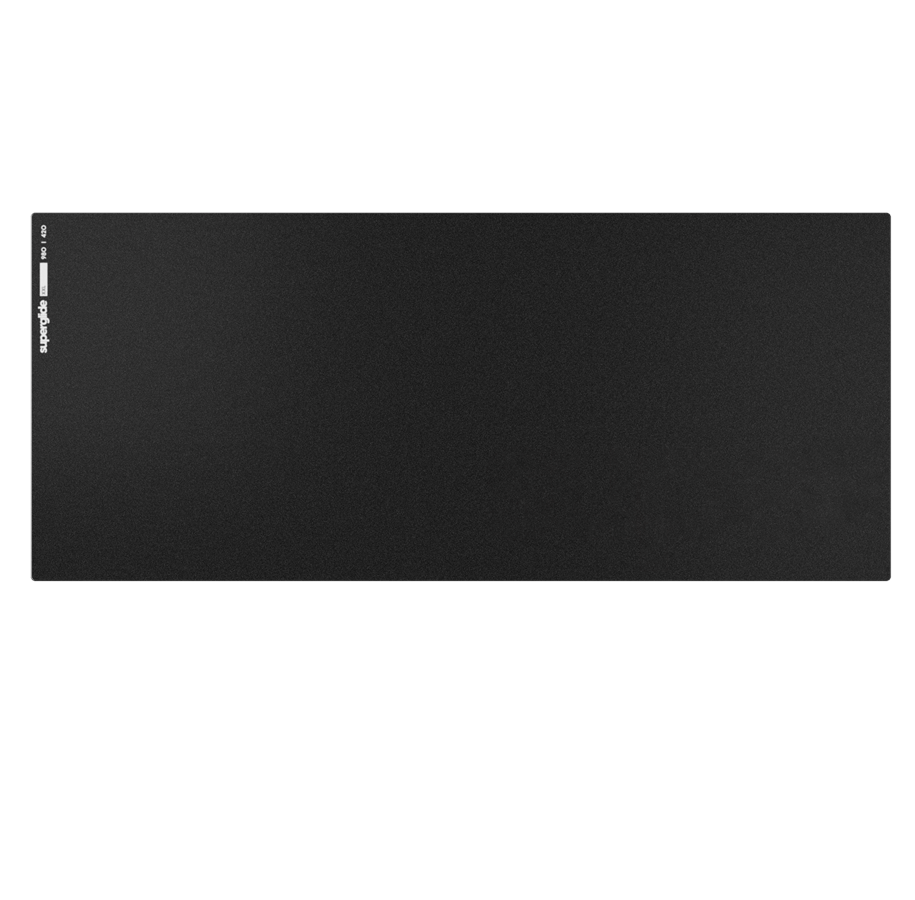 Lisävarusteet hiirelle ja näppäimistölle - Pulsar Superglide Lasinen hiirimatto V2 - 2XL - Musta - SGPXXLB2
