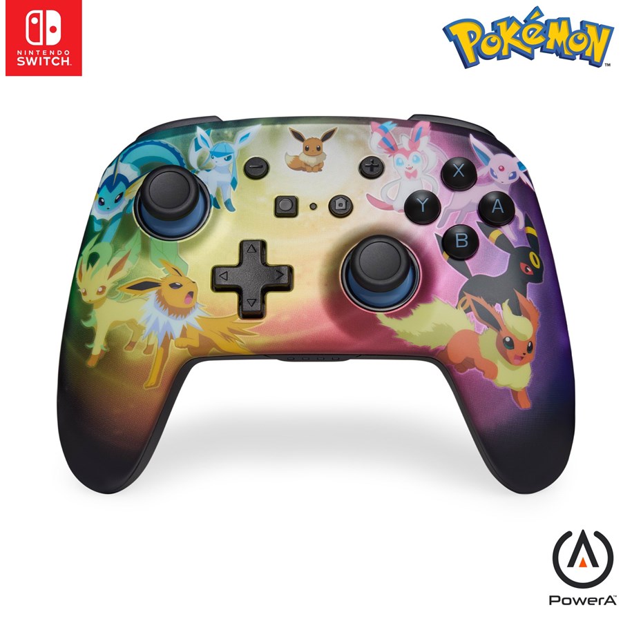 Pelit - lisävarusteet - PowerA Enhanced Wireless Controller for Nintendo Switch - Eevee Evolutions - NSGP0414-01