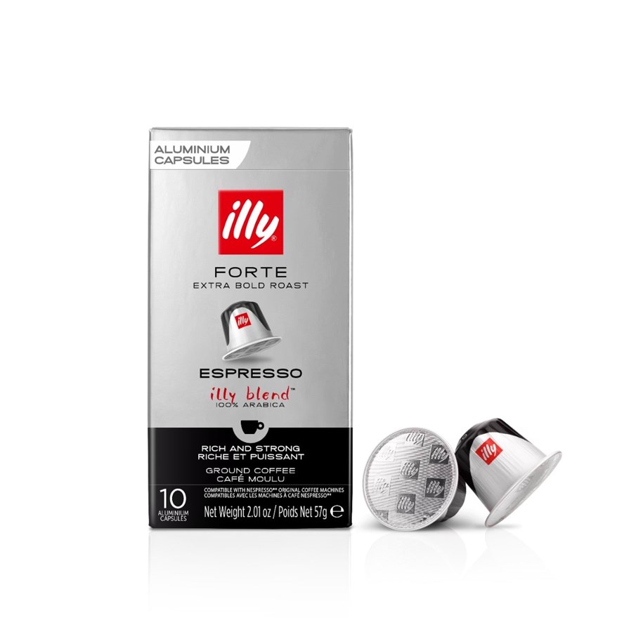 Kahvi ja Espresso - illy Nespresso Ground Forte Capsules – 10 pcs - 2001423