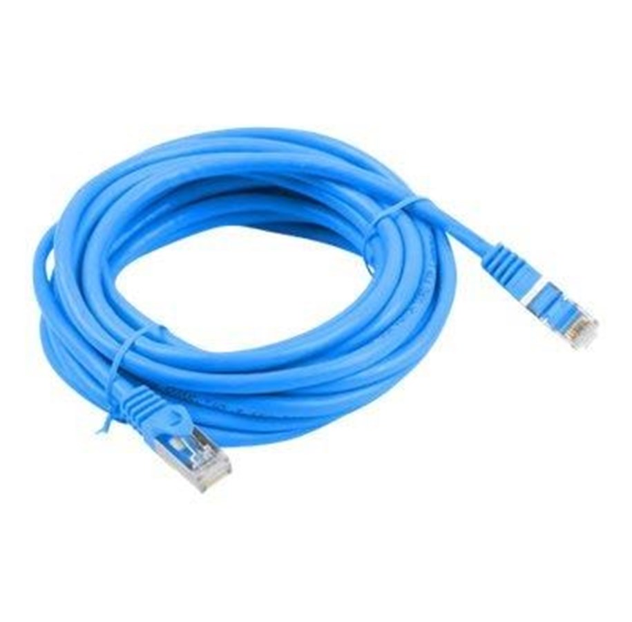 Verkkokaapelit - Lanberg patch cable - 10 m - blue RAL 5012 - Sininen - 10m - PCF6-10CC-1000-B