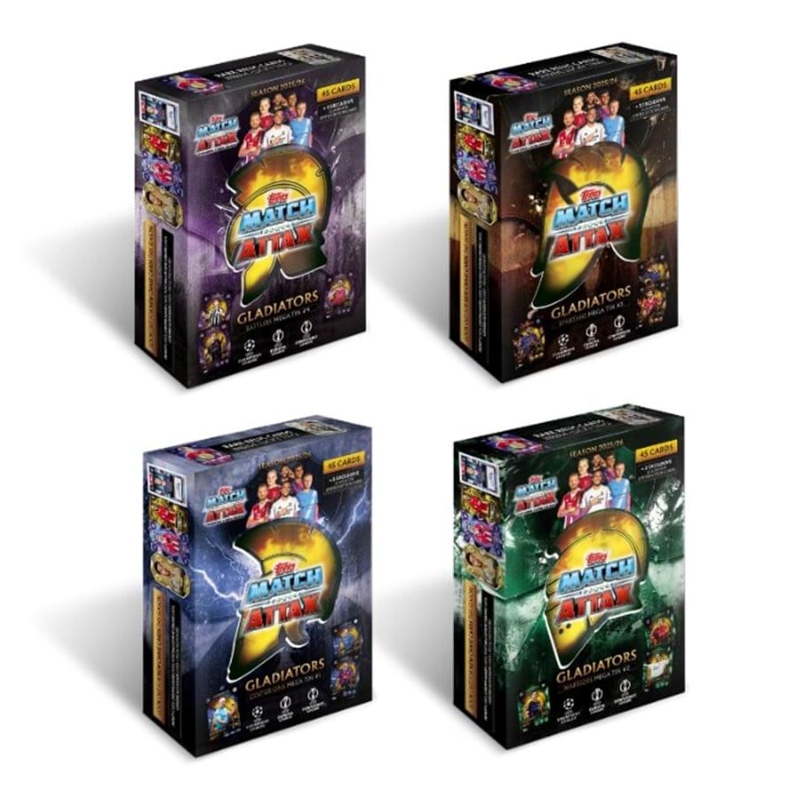 Lautapelit - Topps MATCH ATTAX CHAMPIONS LEAGUE MEGA TIN ASSORTED - UCLMA25-05
