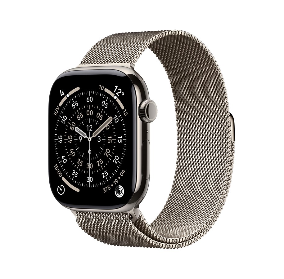 Älykellot, Urheilukellot & Aktiivisuusrannekkeet - Apple Watch Series 11 GPS + Cellular 46mm Natural Titanium Case with Natural Milanese Loop - M/L - MFD04QN/A