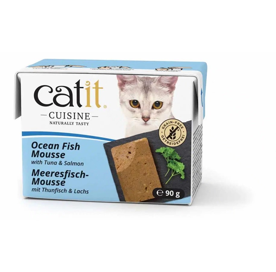 Kissat - Catit - Cuisine Wet Food for cats - Ocean fish mousse 90 g - 42140