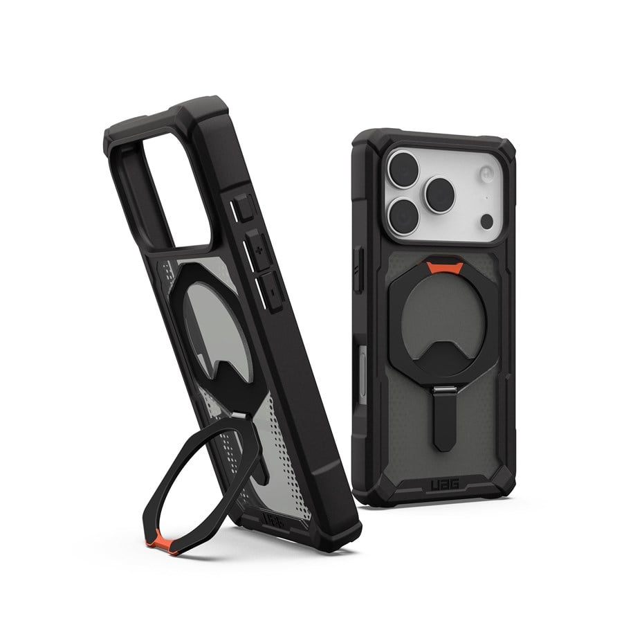 Puhelin - Kannet ja kotelot - UAG Plasma XTE Magsafe - Black/Pop Orange - iPhone 17 Pro - 114527114097