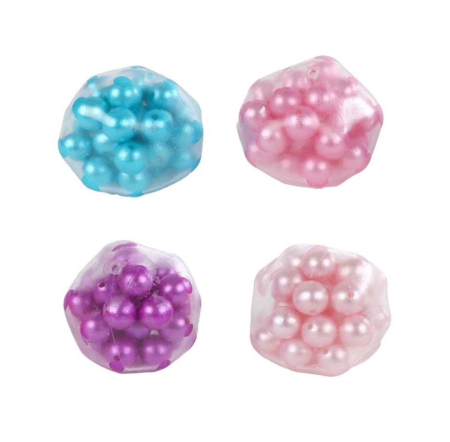 Pienet lahjat lapsille - Pocket Money Crackling beads ball 5cm - assorted - 621907