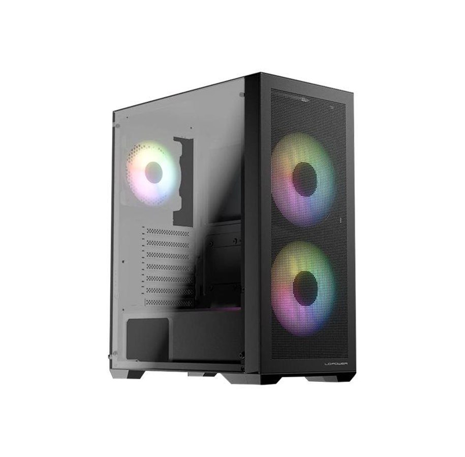 Kotelot - LC Power Gaming 717W Meshwork_L Dark - Kotelot - Tower - Musta - LC-717B-ON