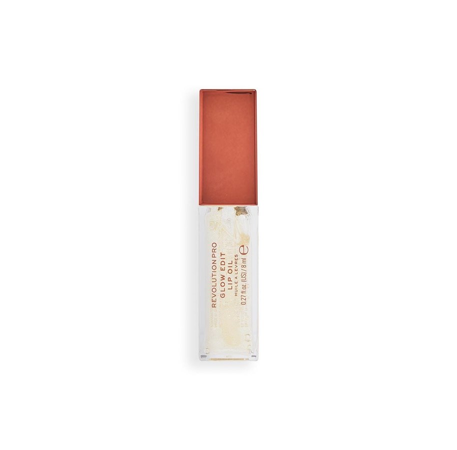 Meikit - Revolution Pro Glow Edit Shimmer Lip Oil 8 ml.- Clear - 5057566410588